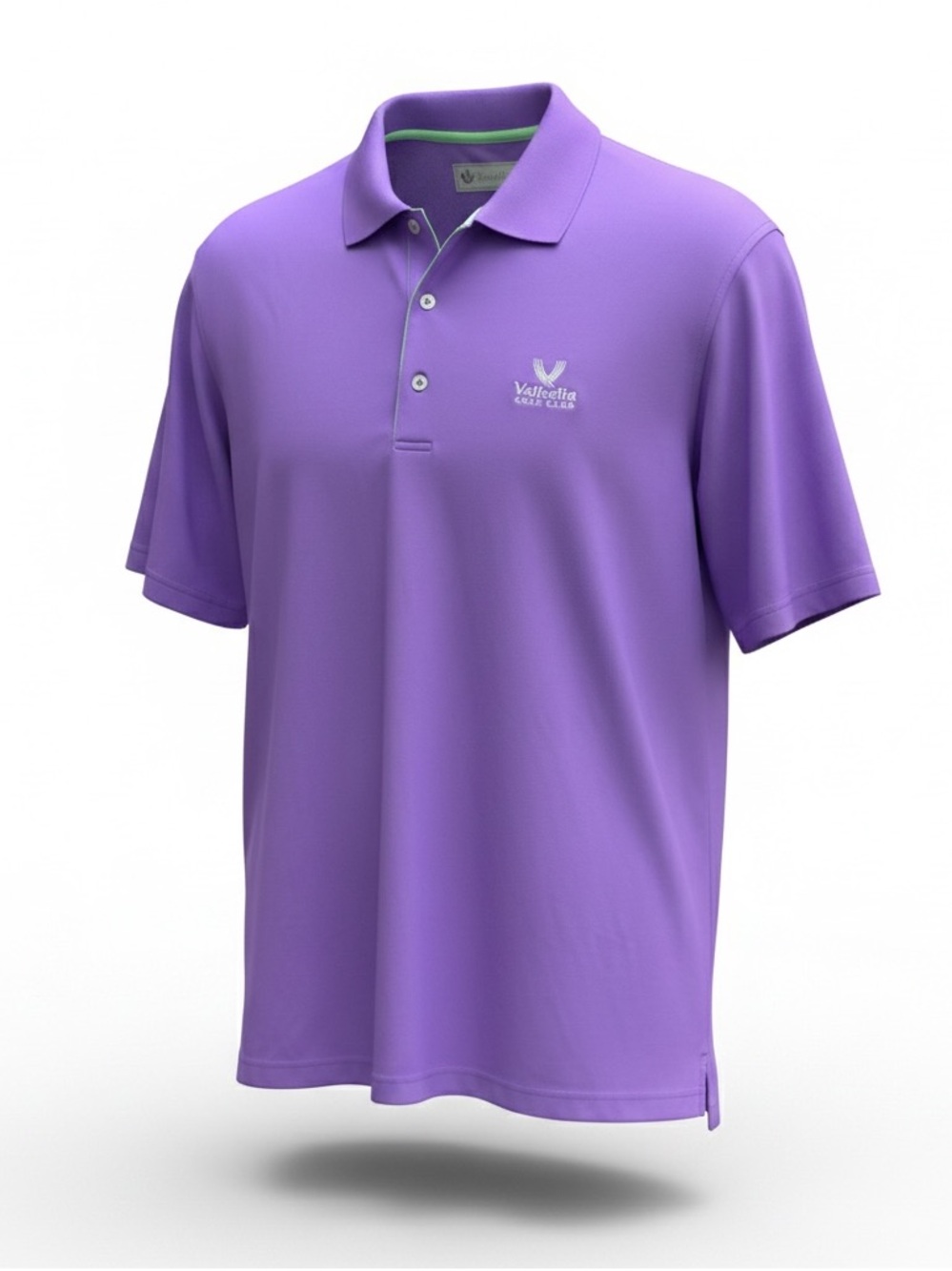 Donald Ross Valhalla Golf Club Men’s Violet Performance Golf Polo